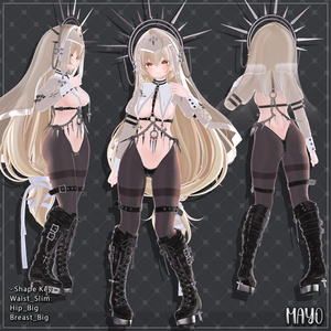 【6着の衣装】 🎉55% セール中🎉MAYO Clothing Full Pack 【VRChat想定】 缩略图 9