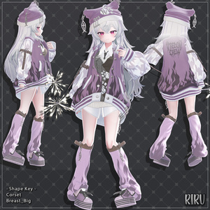 【5着の衣装】 🎉50% セール中🎉Riru Clothing Full Pack 【VRChat想定】 缩略图 7