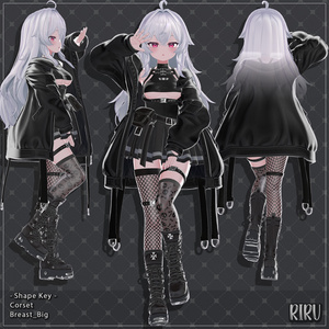 【5着の衣装】 🎉50% セール中🎉Riru Clothing Full Pack 【VRChat想定】 缩略图 11