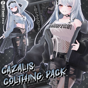 【4着の衣装】 🎉45% セール中🎉Cazalis Clothing Pack 【VRChat想定】