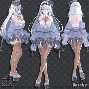 【4着の衣装】 🎉45% セール中🎉Cazalis Clothing Pack 【VRChat想定】 缩略图 6