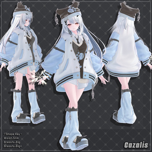 【4着の衣装】 🎉45% セール中🎉Cazalis Clothing Pack 【VRChat想定】 缩略图 7