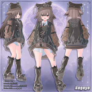 【6着の衣装】 🎉55% セール中🎉Kaguya Clothing Pack 【VRChat想定】 缩略图 4