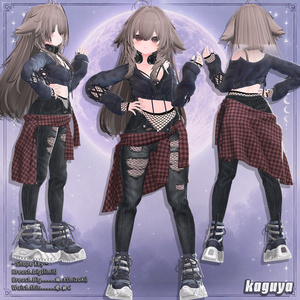 【6着の衣装】 🎉55% セール中🎉Kaguya Clothing Pack 【VRChat想定】 缩略图 2
