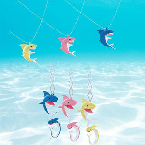 Shark Set(Earring&Ring&Necklace) - サメセット（イヤリング＆リング＆ネックレス）