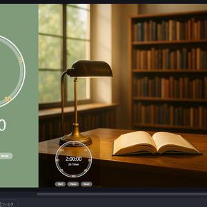 Pomodoro Timer for OBS (25m / 5m + 2h) - Matcha
