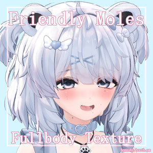 [KUMALY UPDATE] Friendly Moles Fullbody Texture [5 Avatars]