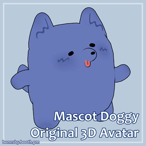 Mascot Doggy - Original 3D Avatar / 3Dモデル