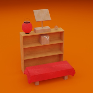 【Vket2021】Wooden Objects A - Wood_Objects_A