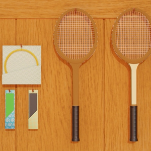 Vket2021] Wood Racket - Tennis Wood Racket