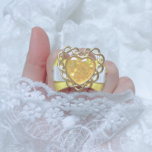 推しに捧ぐきらめきリング 黄色 イエロー