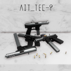 AIT_TEC-9【射撃ギミック、パーティクル,ハンドサイン設定済み】