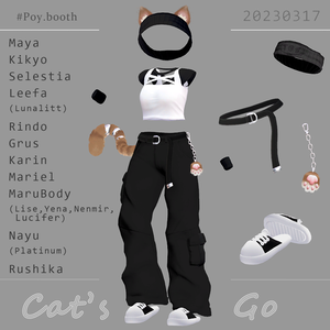 【VRC】*Cat's Go* (18 Avatars 対応)
