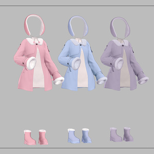 【VRC】 Latte clothes (9 Avatars 対応) 缩略图 17