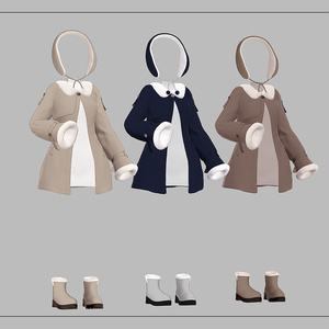 【VRC】 Latte clothes (9 Avatars 対応) 缩略图 3
