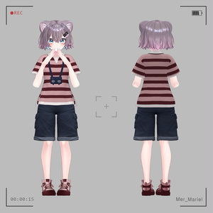 【VRC】 Mer clothes (22 Avatars 対応) 缩略图 19