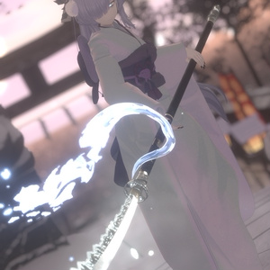 【3Dmodel】冰刃 冬環【両手持ちギミック付】/IceSword Towa【Effect included】 缩略图 3