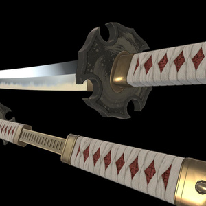 【3Dmodel】大刀 牙猟丸 【両手持ちギミック付】/GreatSword Garyo-maru 缩略图 4