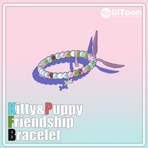 キティパピーフレンドシップブレスレットKittyPuppyFriendshipBracelet