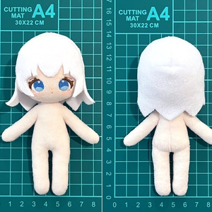 ぬい服　10-12cm つなぎ ぬい服 10cm 12cm マスコット 洋服 つなぎの通販 by リベア