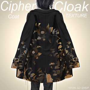 Cipher Cloak [Coat TEXTURE 4type_ONLY] By Mirène Line