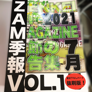 【印刷版】ZAM 季報 VOL.1 - 2021.07 - （書き下ろしパート抜刷版）