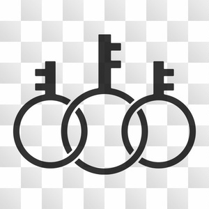 1点 鍵紋 (かぎ) 日本の実用家紋 ZIP (AI, PNG, PSD)