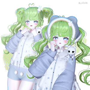 【8 ⊳ 12 アバター対応】 Fluffy DonutTwins🍩 [ REMAKE ] 缩略图 25