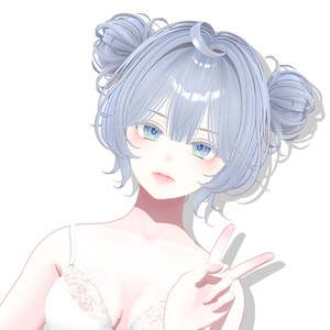 【10アバター対応】 Massy TwinBun [ReTexture] 缩略图 5