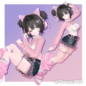 【10アバター対応】 Massy TwinBun [ReTexture] 缩略图 23