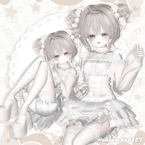 【10アバター対応】 Massy TwinBun [ReTexture] 缩略图 18