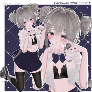 【10アバター対応】 Massy TwinBun [ReTexture] 缩略图 17