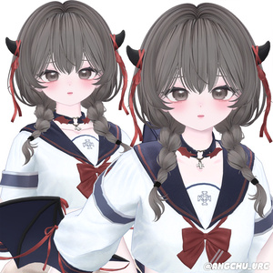 【12アバター対応】 Mofu Braid Hair 缩略图 25