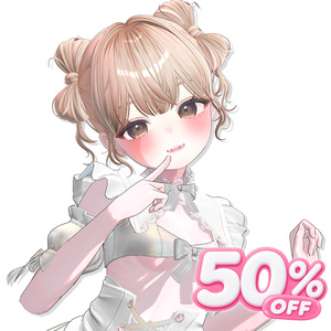 🏖️GOOD BYE SUMMER 50% SALE 【13アバター対応】Twin Ribbon Bun Hair🎀