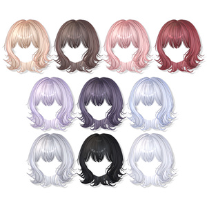 【13アバター対応】 Natural Bob Hair 缩略图 16