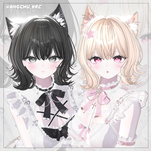 【13アバター対応】 Natural Bob Hair 缩略图 25