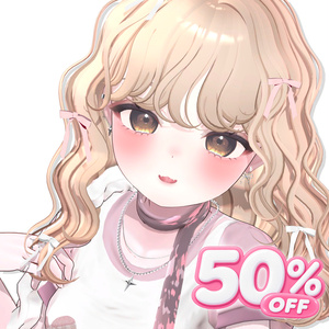 🏖️GOOD BYE SUMMER 50% SALE 【13アバター対応】 Curly Bob Hair