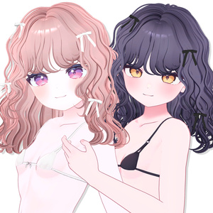 🏖️GOOD BYE SUMMER 50% SALE 【13アバター対応】 Curly Bob Hair 缩略图 9