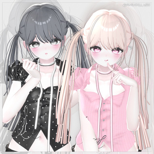 🏖️GOOD BYE SUMMER 50% SALE 【12アバター対応】 Hiki Twintail 缩略图 24