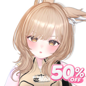 🏖️GOOD BYE SUMMER 50% SALE 【13アバター対応】 Wolffy Fuzzy Hair🐺