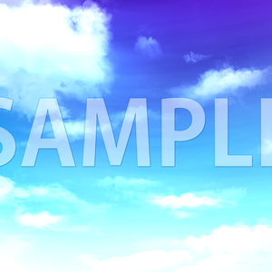 【背景素材】空【時間差分あり】