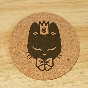 King of the Land of the Dead Cork Coaster