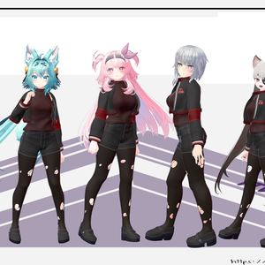 Casual Set [Imeris, Rindo, Selestia, Yugi&Miyo, Kaya, Xena]