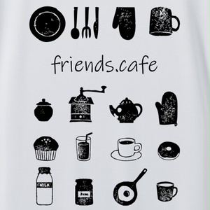 フレカフェTシャツ（ゆにたいデザイン）