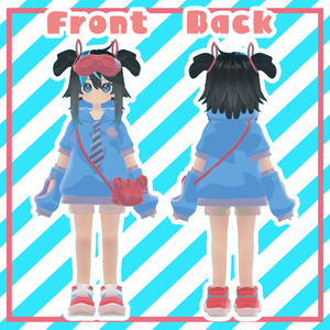 【無料オリジナル3Dモデル】かににちゃん 缩略图 3