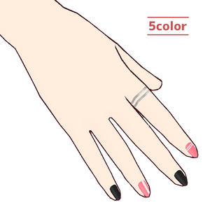 【5color】ラインネイル