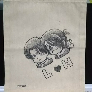 なかよし！リヴァハン巾着袋コットンマチ付き