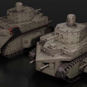 グレートブリテンMk.1　オリジナル架空戦車3Ⅾモデル