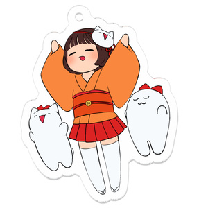 モナコインちゃんアクキー