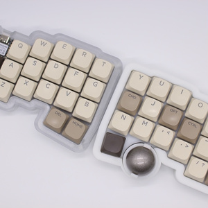 MonoOwl 4x6 ZMK 無線分割ロープロダブルトラボキーボード
